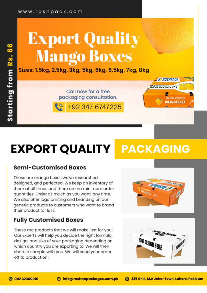 Export quality custom mango box custom mango packaging best mango mango season