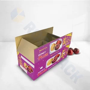 Plum Boxes, Corrugated Plum Boxes, Plum Packaging Boxes