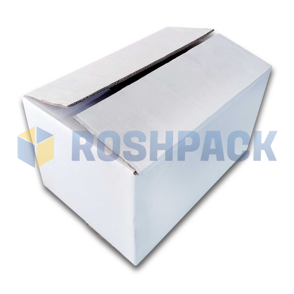 corrugated box white 